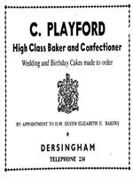 Advert - Playford 1958